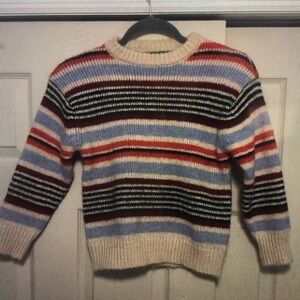 Striped Multicolor Kids Sweater